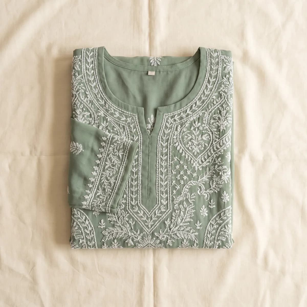 Linen Straight Kurti